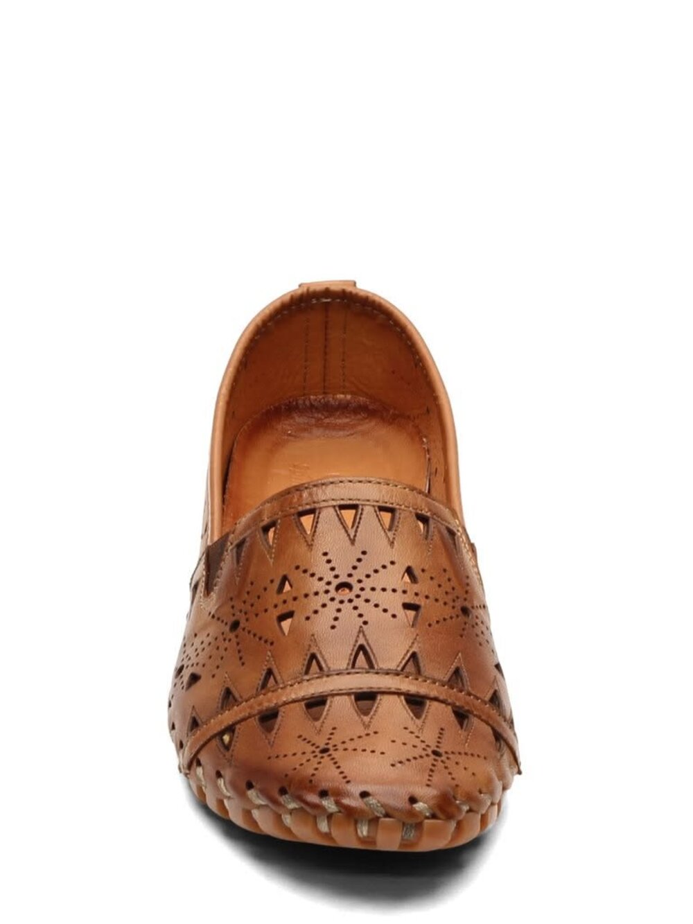SPRING STEP Fusaro Loafers Brown Leather Slip On Comfort Flats NWOT EU 38 US 7.5
